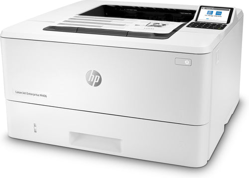 HP LaserJet Enterprise M406dn, Black and white, Printer for Business, Print, Compact Size; Strong Security; Two-sided printing; Energy Efficient; Front-facing USB printing HP LaserJet Enterprise M406dn, Black and white, Printer for Business, Print, Compact Size; Strong Security; Two-sided printing; Energy Efficient; Front-facing USB printing